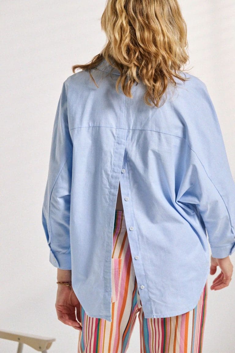 chemise cally e26 bleu Laureplusmax