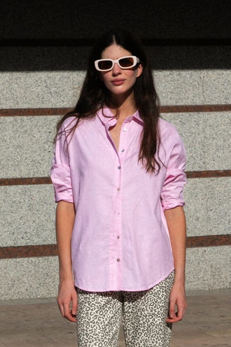 chemise cally e26 rose Laureplusmax