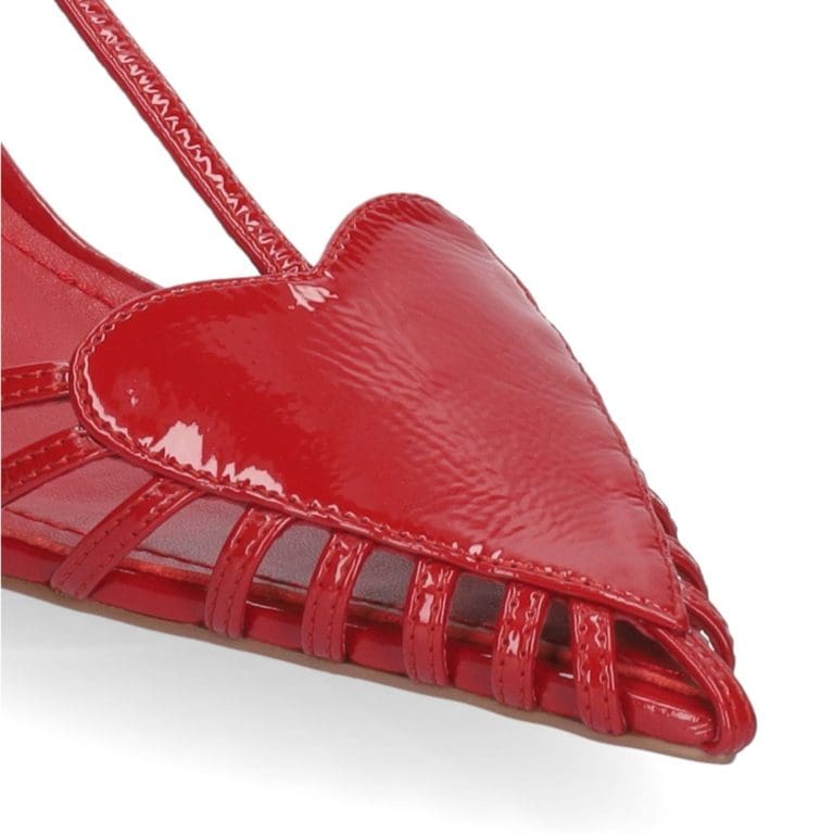 escarpin 678z21 rouge Bibi Lou