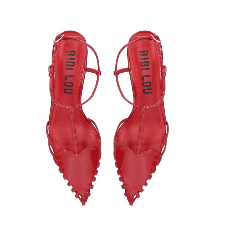 escarpin 678z21 rouge Bibi Lou