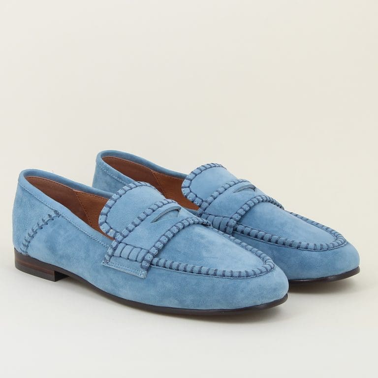 mocassin 541z30 bleu Bibi Lou