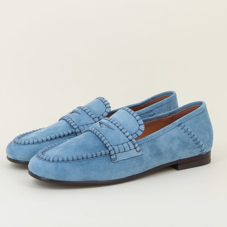 mocassin 541z30 bleu Bibi Lou