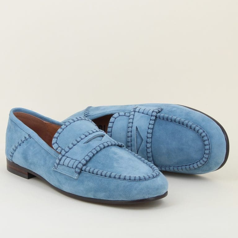 mocassin 541z30 bleu Bibi Lou