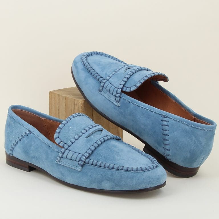 mocassin 541z30 bleu Bibi Lou