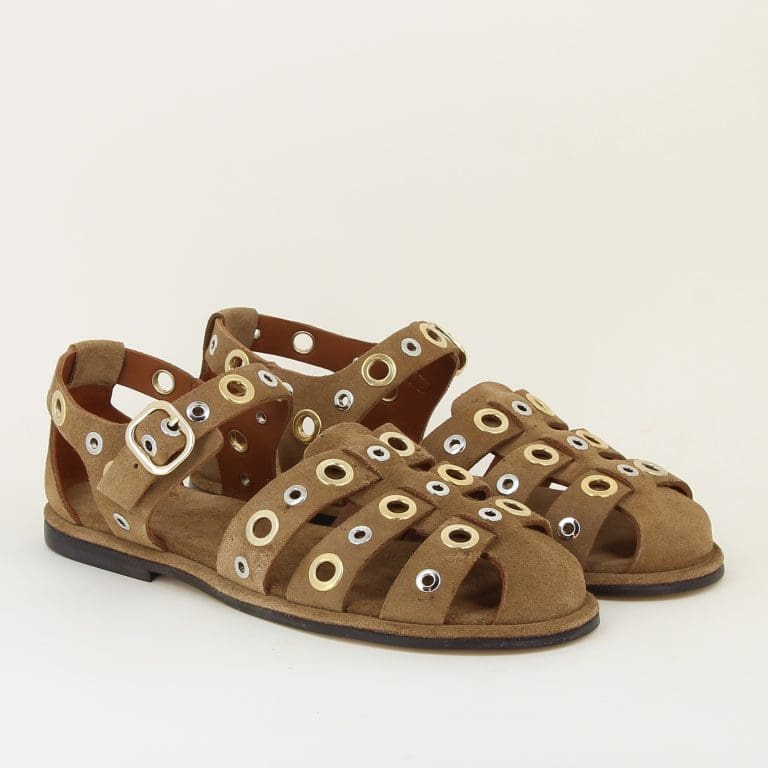 sandale jenny camel Maison Toufet