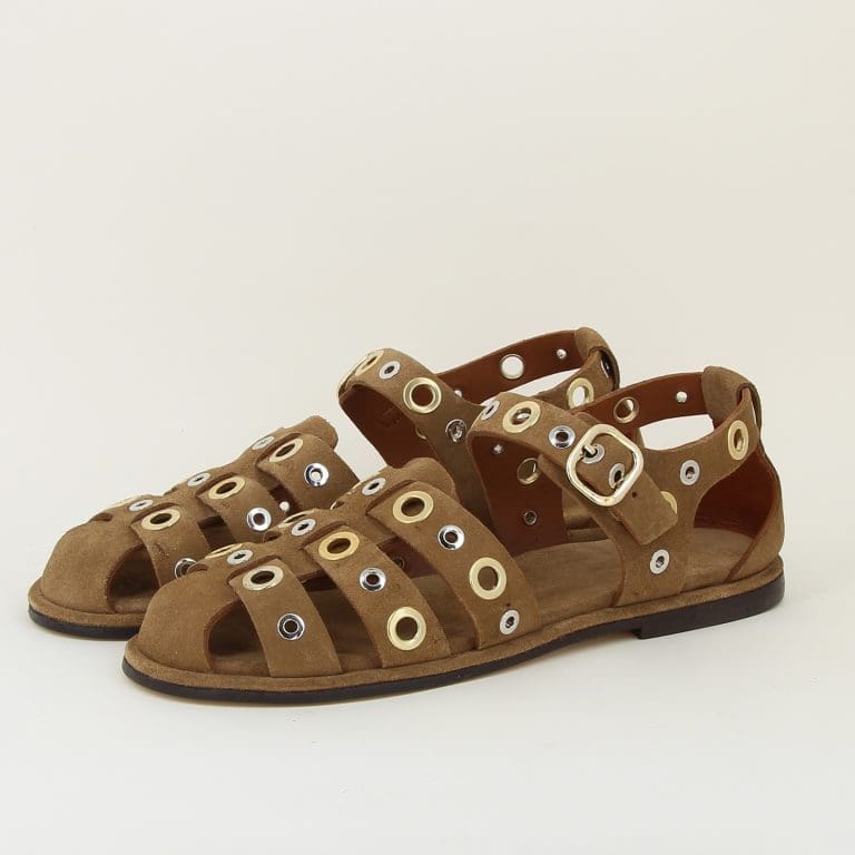 sandale jenny camel Maison Toufet