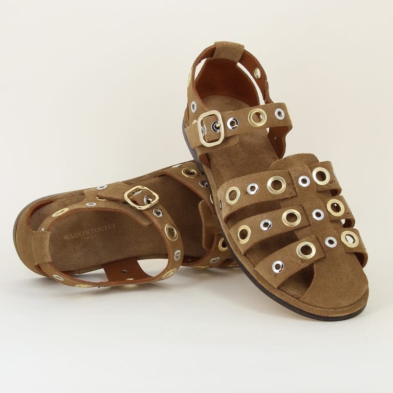 sandale jenny camel Maison Toufet