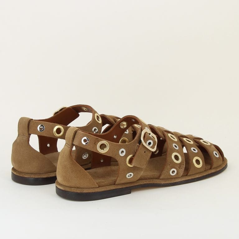 sandale jenny camel Maison Toufet