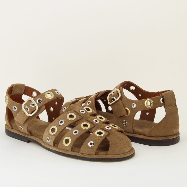 sandale jenny camel Maison Toufet