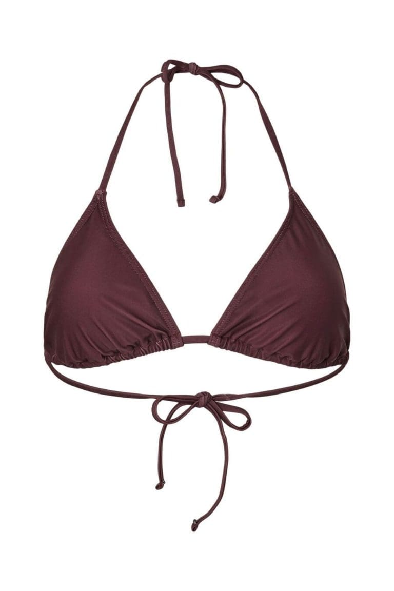 bikini haut pcbaomi marron Pieces