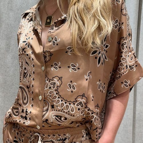 chemise bari e26 camel outremesure