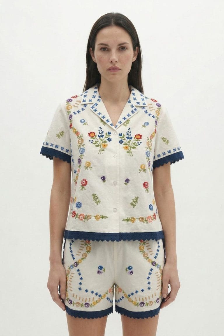 chemise castelli e26 blanc Berenice