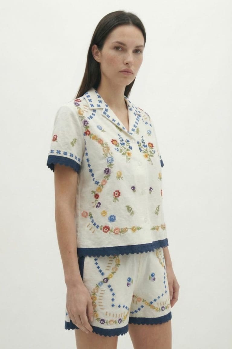 chemise castelli e26 blanc Berenice