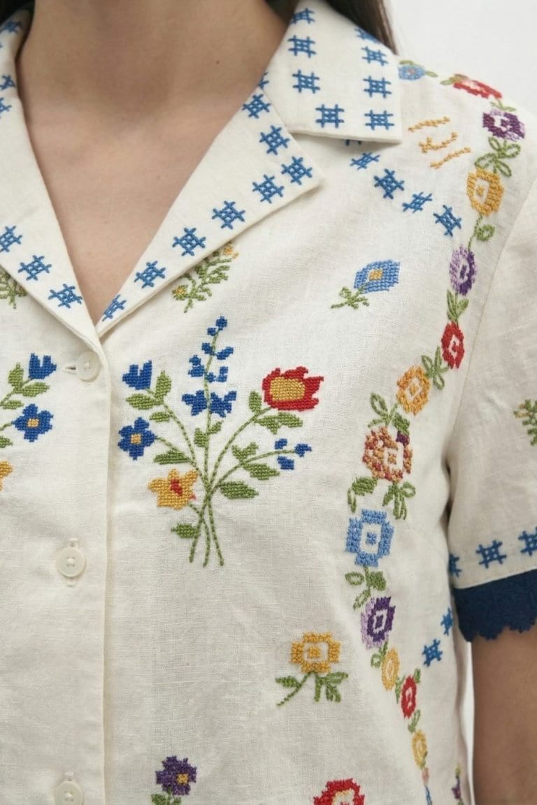 chemise castelli e26 blanc Berenice