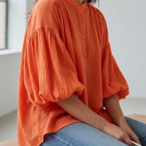 chemise riley orange outremesure