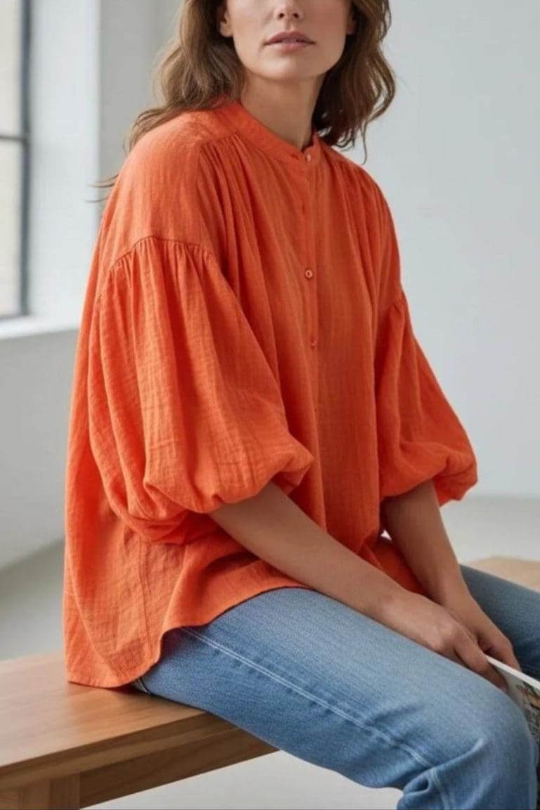 chemise riley orange outremesure