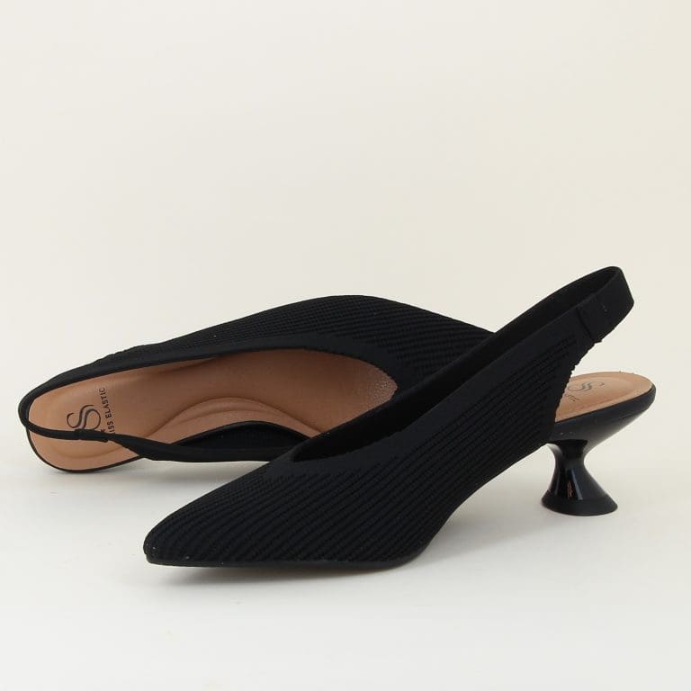 escarpin 76626 noir Miss Elastic
