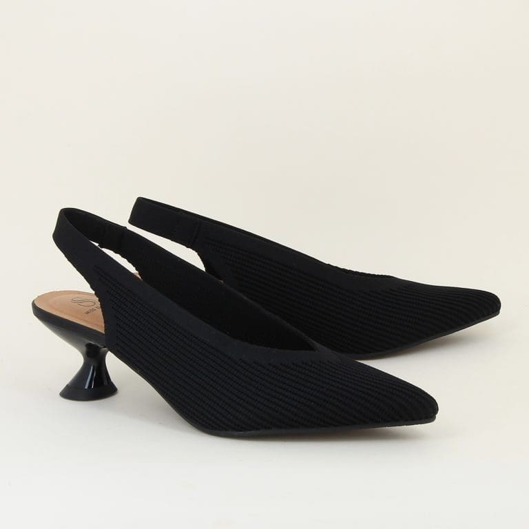 escarpin 76626 noir Miss Elastic