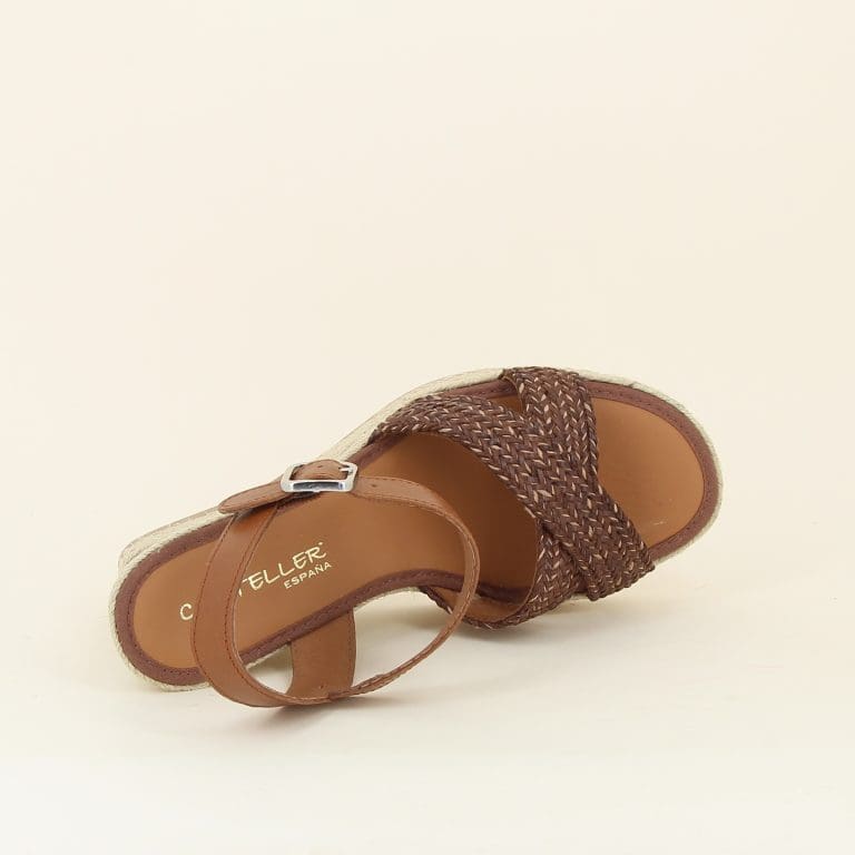 espadrille 75-21-567 marron Casteller