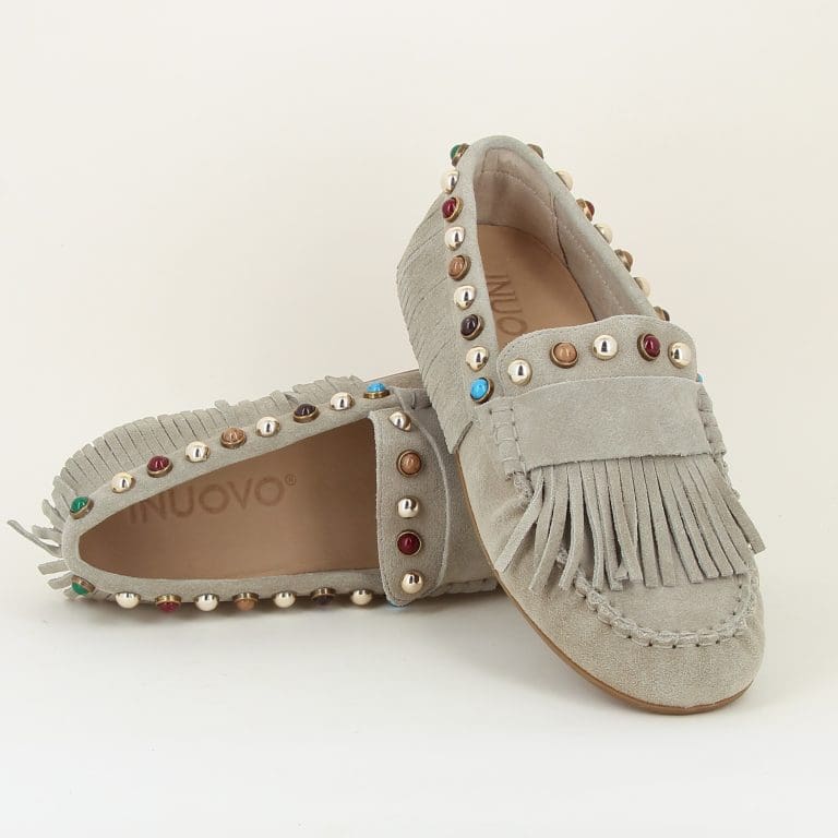 mocassin e29015 e26 beige Inuovo