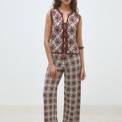 pantalon jasper e26 marron suncoo