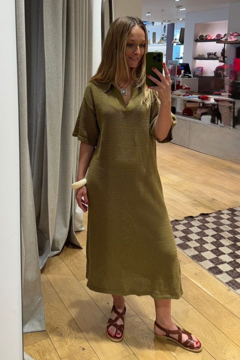 robe carpediem e26 kaki Rue Mazarine