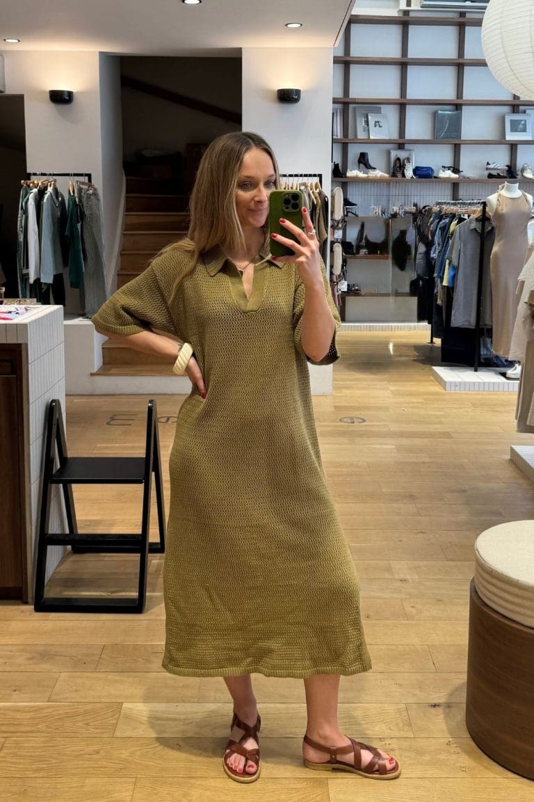 robe carpediem e26 kaki Rue Mazarine