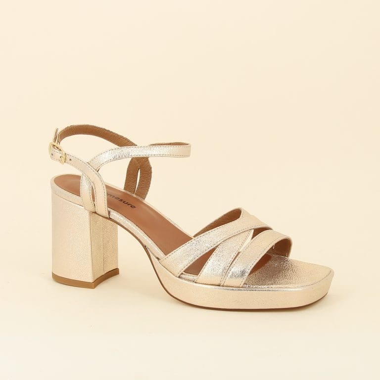 sandale 3304 doré outremesure