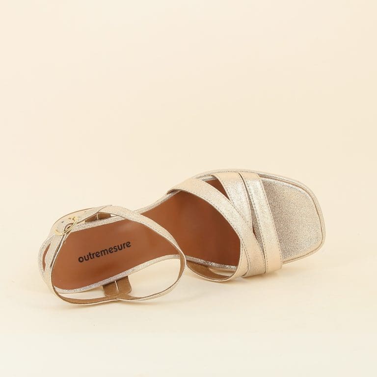 sandale 3304 doré outremesure