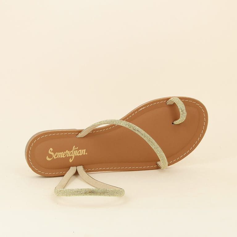 sandale 4153 doré Semerdjian