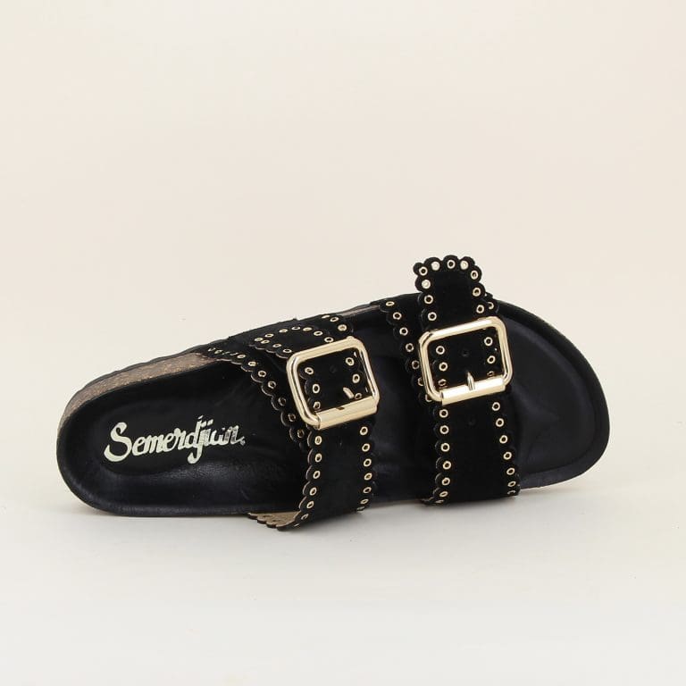 sandale arianna e26 noir Semerdjian