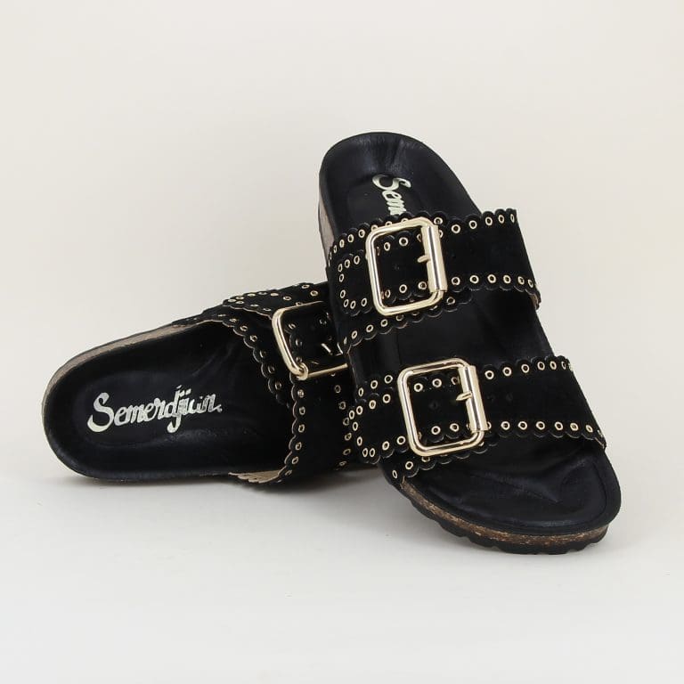 sandale arianna e26 noir Semerdjian