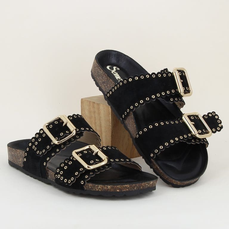 sandale arianna e26 noir Semerdjian