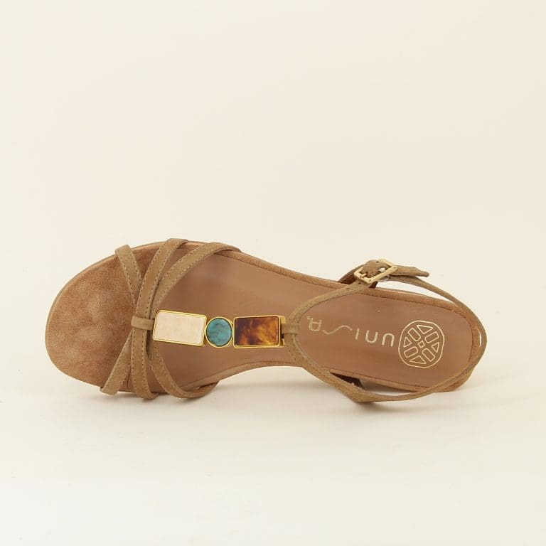 sandale bedel e26 beige Unisa