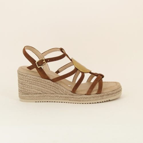 sandale calder marron Unisa