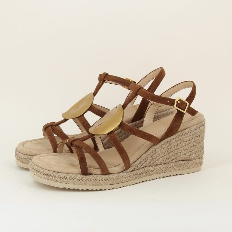 sandale calder marron Unisa