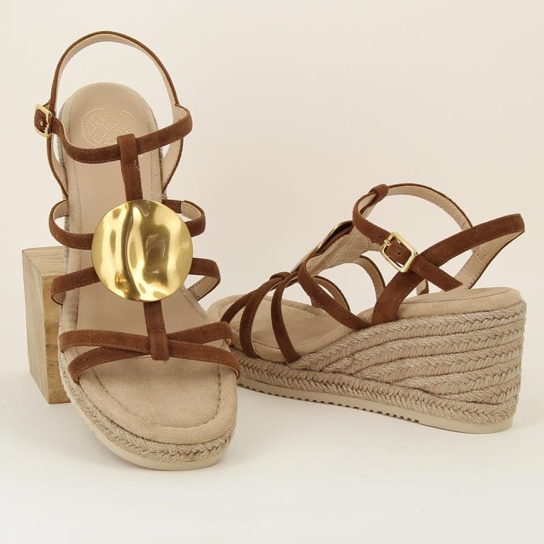 sandale calder marron Unisa