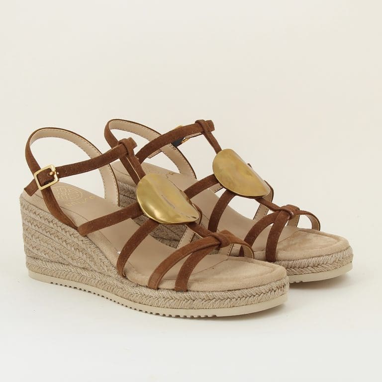 sandale calder marron Unisa