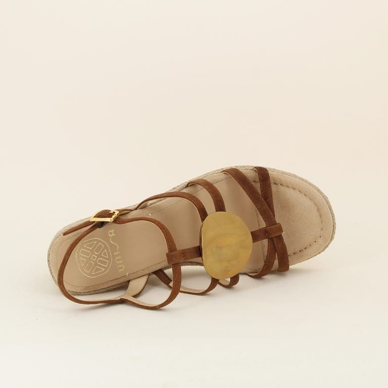 sandale calder marron Unisa