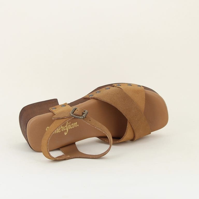 sandale micol camel Semerdjian