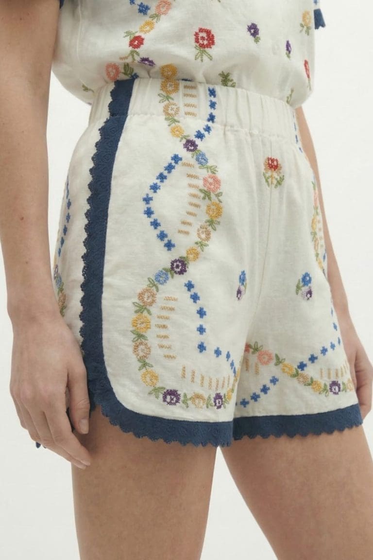 short peretti e26 blanc Berenice