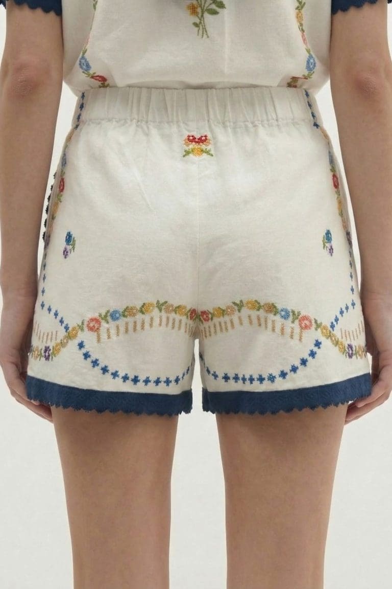 short peretti e26 blanc Berenice