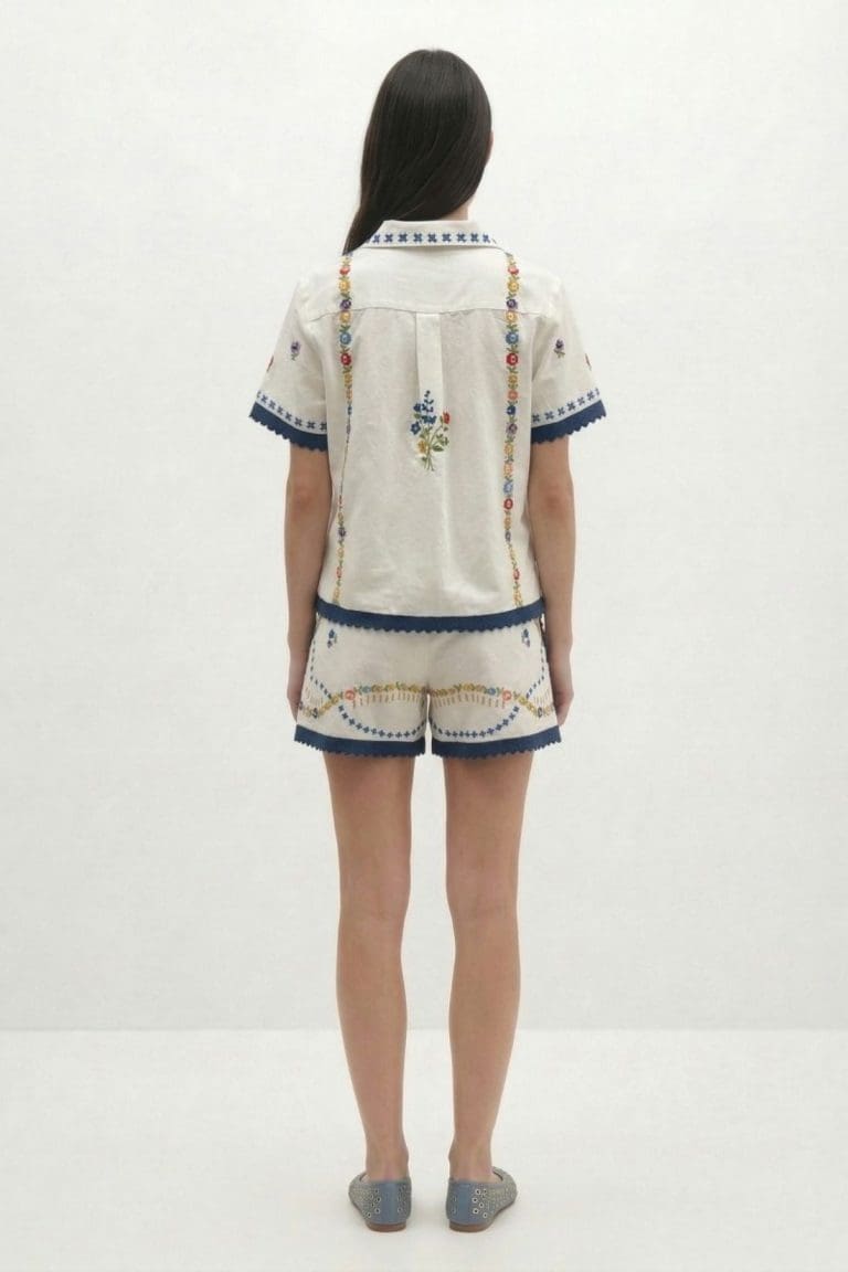 short peretti e26 blanc Berenice