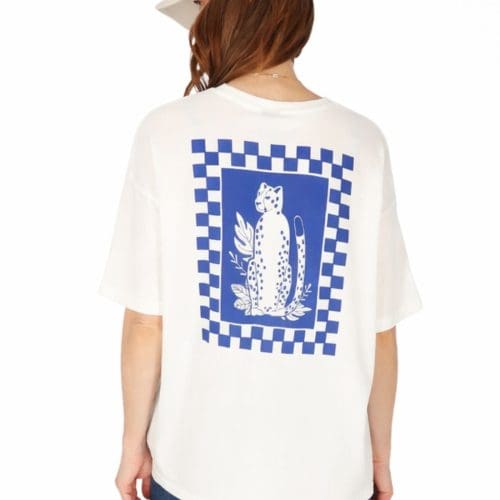 tshirt pceloise prin blanc Pieces