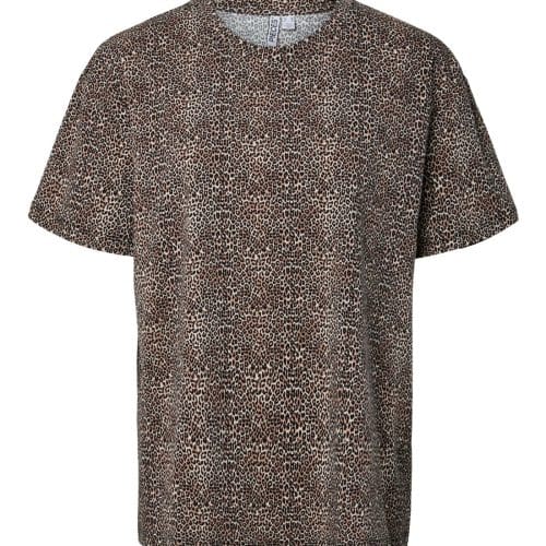 tshirt pcsauna e26 léopard Pieces