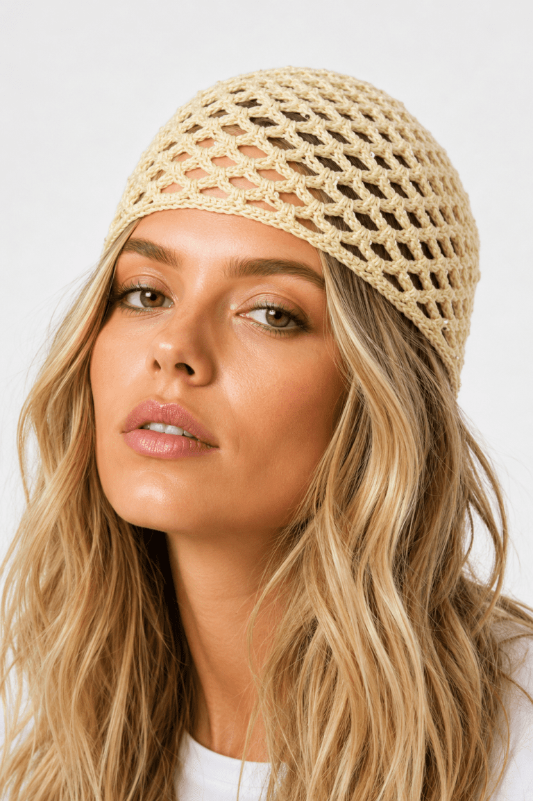 bonnet pcanny e26 beige Pieces