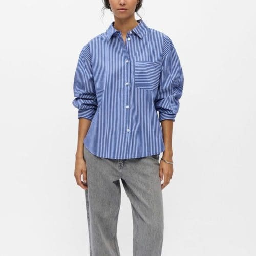 chemise objzila bleu object