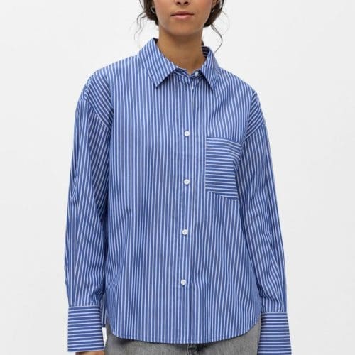 chemise objzila bleu object