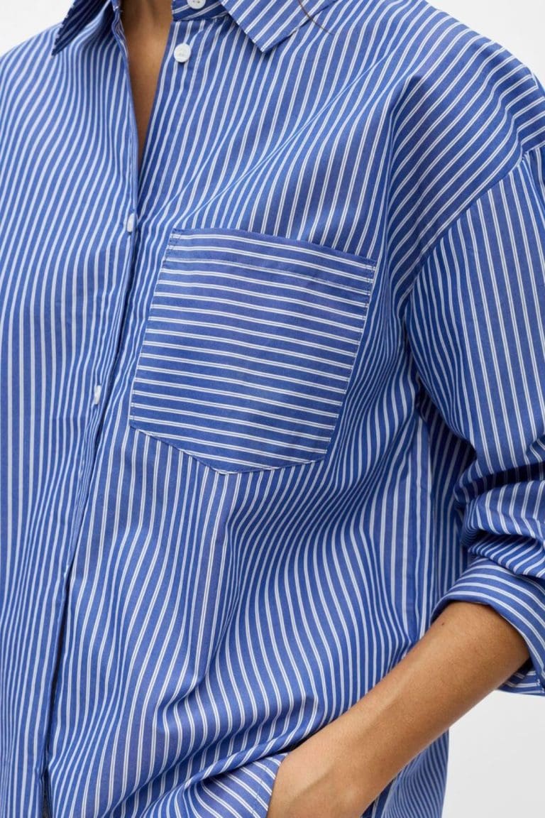 chemise objzila bleu object