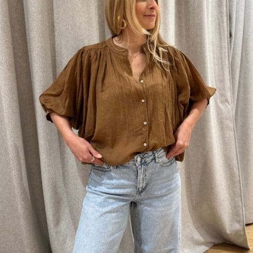 chemise riley camel outremesure